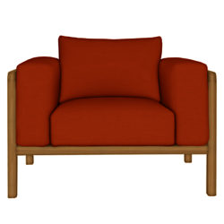 Furia Heming Armchair Azul Flame